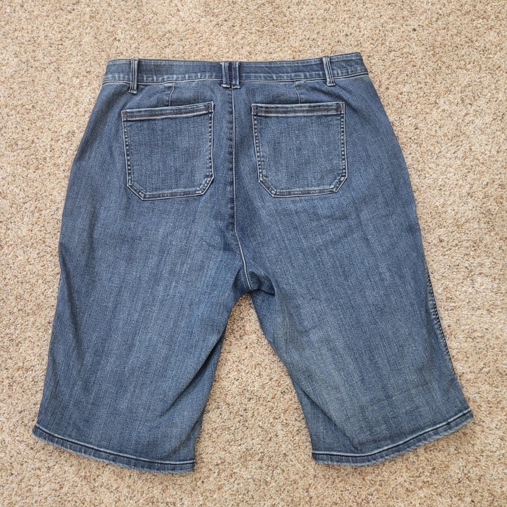 Democracy Ab-solution Bermuda Shorts Womens 18W Jeans Stretch - Picture 4 of 5